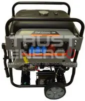 Бензиновый генератор Mitsui Power ZM 10000 E-3 с АВР Открытая на раме  ZX 2V78 FD trustenergo.ru
