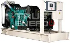 Дизельный генератор Hertz HG 410 VM с АВР Открытая на раме Volvo tad 1343 ge (e) trustenergo.ru