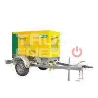 Дизельный генератор MitsuDiesel МД ЭД-150С-Т400-1РКМ29 в шумозащитном кожухе на шасси