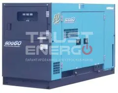 Дизельный генератор Airman SDG60S с АВР В кожухе Isuzu BB-4BG1T Дизельный генератор Airman SDG60S с АВР В кожухе Isuzu BB-4BG1T