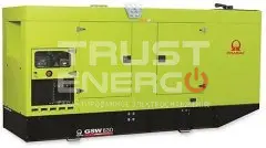 Дизельный генератор Pramac GSW 630DO В кожухе с АВР В кожухе Doosan  trustenergo.ru