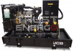 Дизельный генератор JCB G65S с АВР Открытая на раме   trustenergo.ru