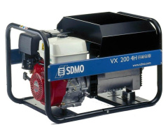 Сварочный генератор SDMO VX 200/4 H-C (VX 200/4 HS) Открытая на раме Honda GX390 trustenergo.ru